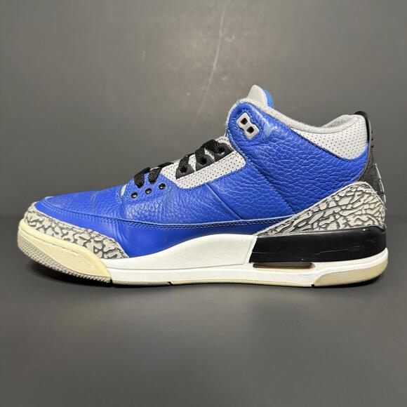 Nike Air Jordan 3 Retro Varsity Royal CT8532-400 Men Size 11 Shoes - Picture 2 of 11